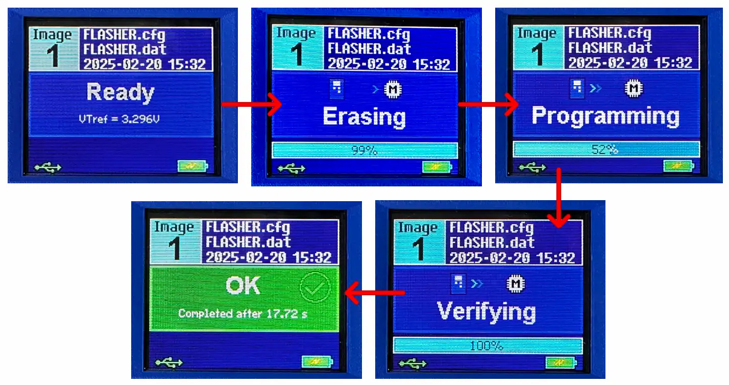 Flasher Portable Screen